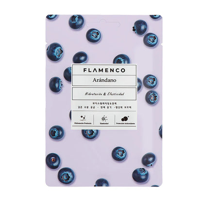 Mascarilla Facial Arandano, Hidratante y Refrescante